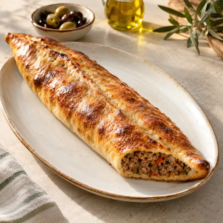 Kıymalı Kır Pidesi için temsili görsel